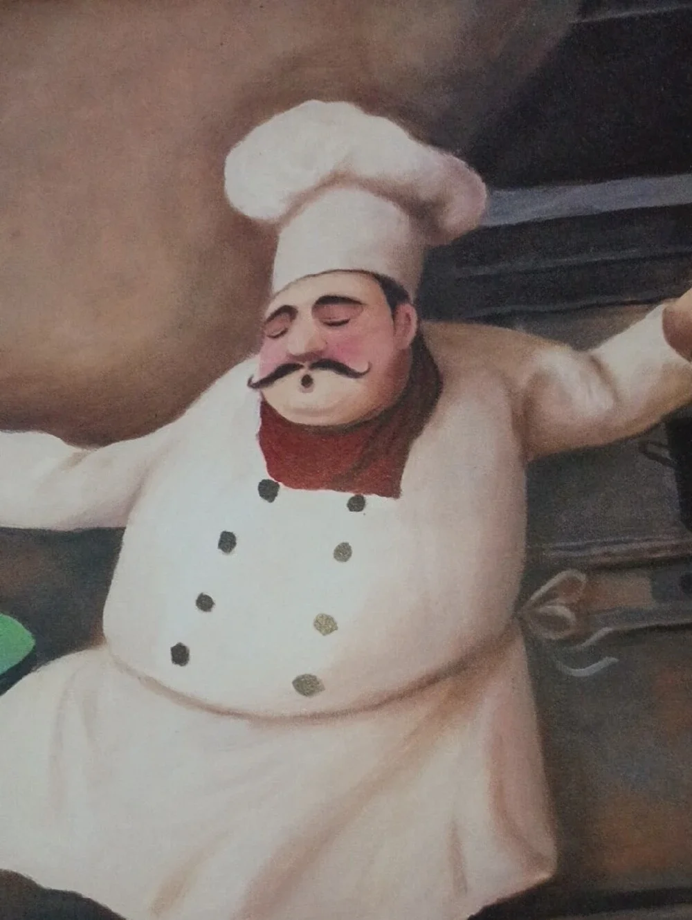 Chef Wall Art Prints Set - Black Framed Kitchen Décor